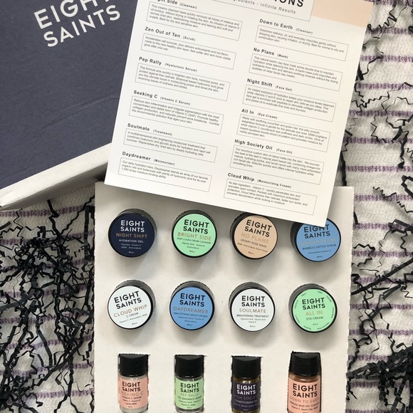 eight saints skincare routine